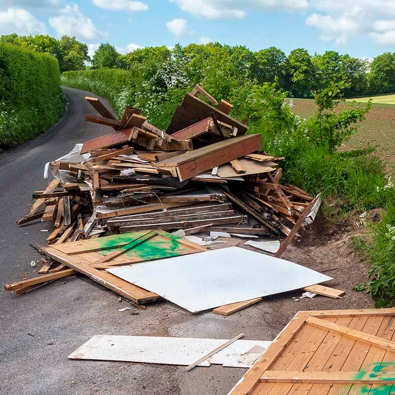 How To Report Flytipping Incidents Zero Waste Scotland   Photo Of Flytipping On Private Land   Signpost 